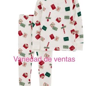 Festive Kids Pajamas with Holiday Print